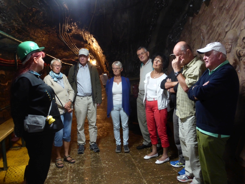 Besuch im Bergwerk
